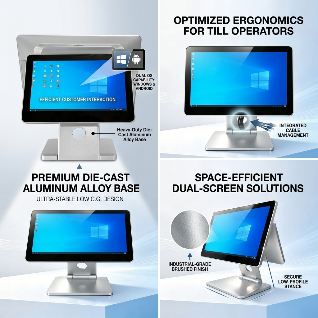 Heavy-Duty Aluminum Alloy Base with Concealed Cable Routing - Ã¥âºÂ¾Ã§â°â¡Ã¥Âºâ/GC193-en
