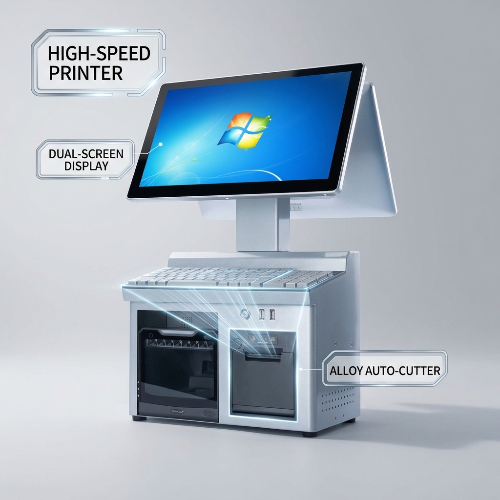 Built-in 80mm Heavy-Duty Thermal Printer with Alloy Auto-Cutter - Ã¥âºÂ¾Ã§â°â¡Ã¥Âºâ/GC197-en